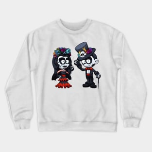 Day Of The Dead Sugar Skull Kids Crewneck Sweatshirt